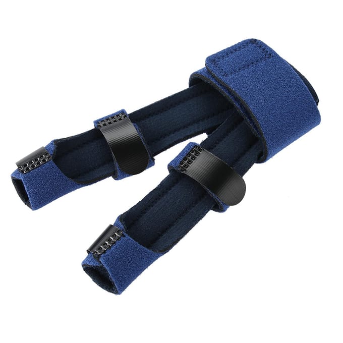 Verstelbare Vingerspalk Brace Stabilisator Ondersteuning Verstuikte Vinger Verzorgingstool black