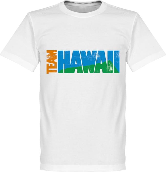 Team Hawaii T-Shirt - Wit - XXXL