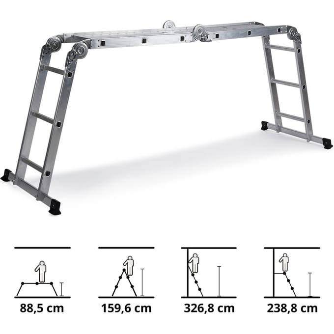SOLID W3 | 12 stappen - Klaptrap Aluminium