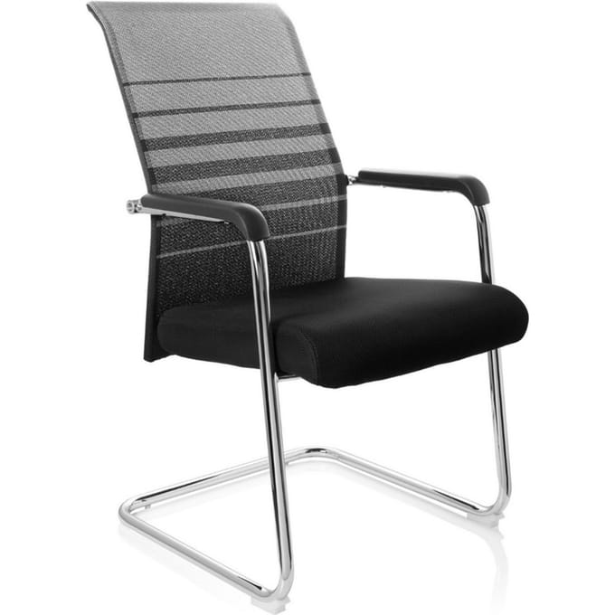 Vergaderstoel FALCONE V Stof Zwart / Grijs hjh OFFICE