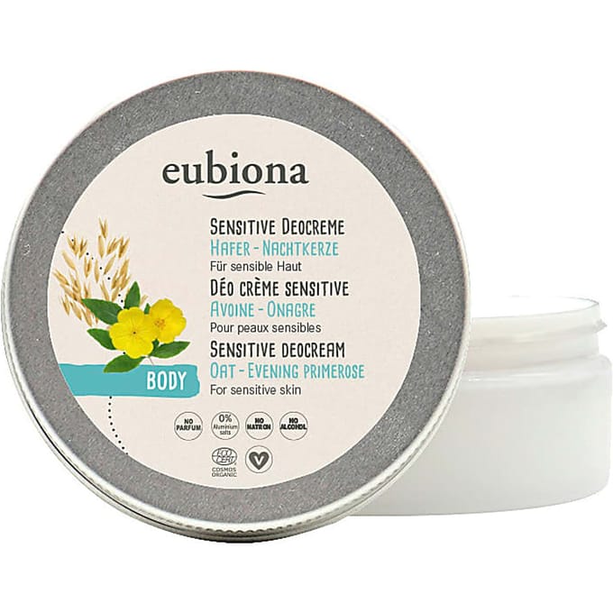Eubiona Sensitive Deocreme Haver en Teunisbloem