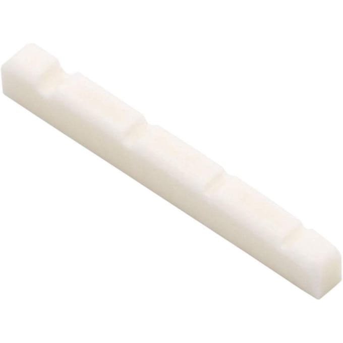 Rund Been Wit Topzadel 42mm Vervanging voor 4-snarige Elektrische Basgitaar wit