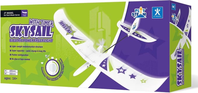 STEM speelgoed PlaySTEM Skysail Electric Power Free Flight PSXA01103