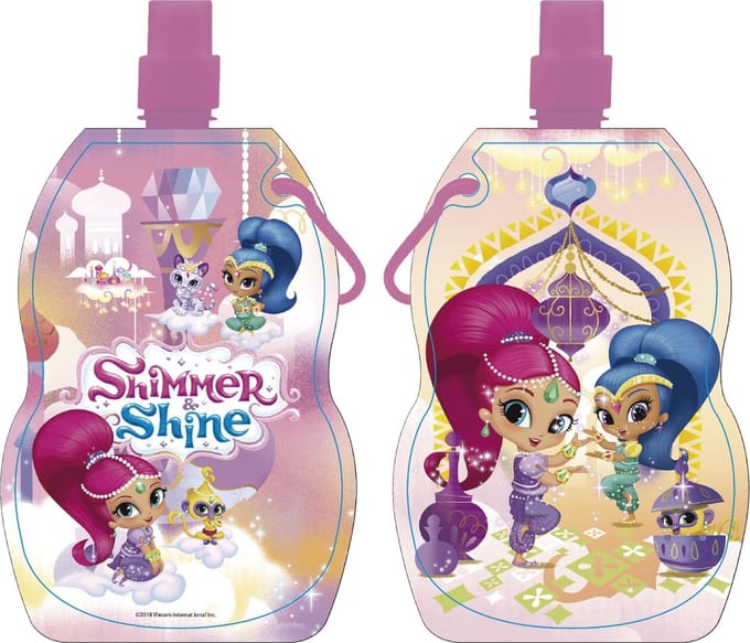 Nickelodeon Schoolbeker Opvouwbaar Shimmer & Shine 500 Ml Paars