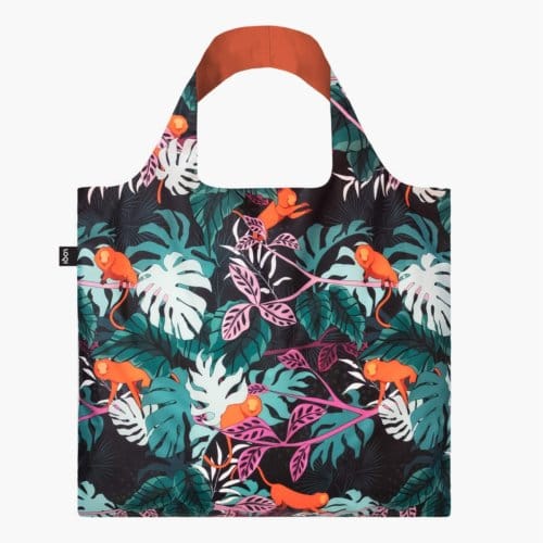Loqi opvouwbare tas glitter power - mata monkey