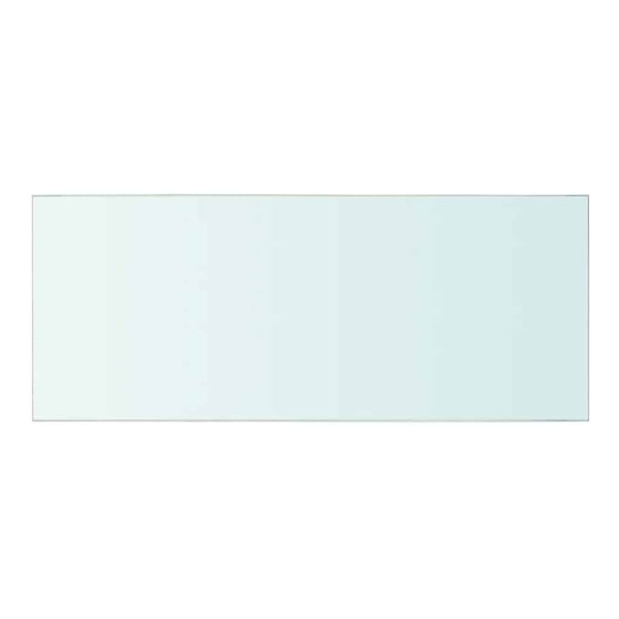vidaXL - Wandschap - transparant - 50x20 - cm - glas