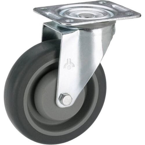 dörner + helmer 715565F Zwenkwiel Wieldiameter: 100 mm Draagvermogen (max.): 150 kg 1 stuk(s)