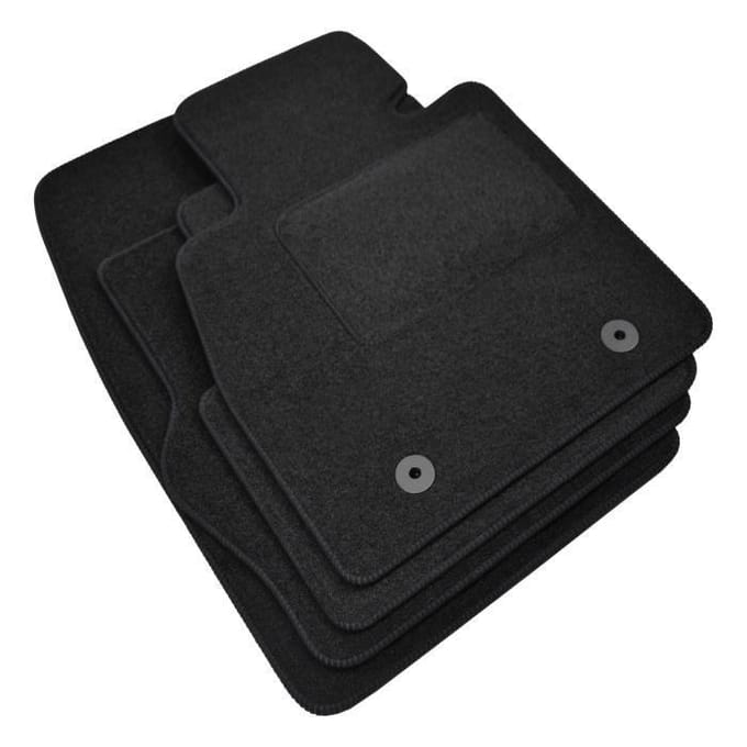 Tapis de sol - Mazda - 2 - Velours noir - 4 pièces - Ajustement précis