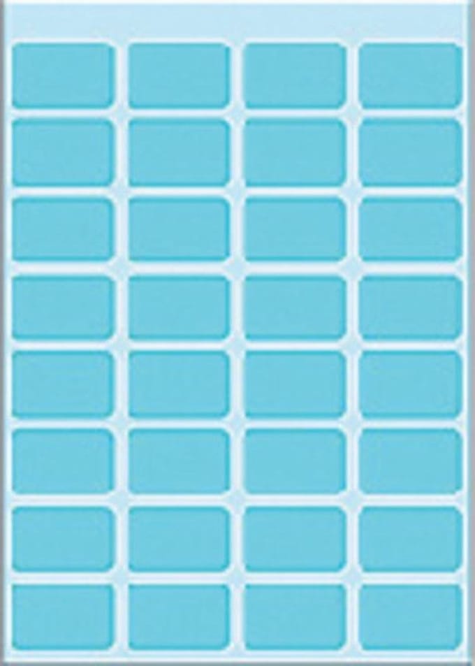 Etiket herma 3643 12x19mm blauw 160st | 10 stuks