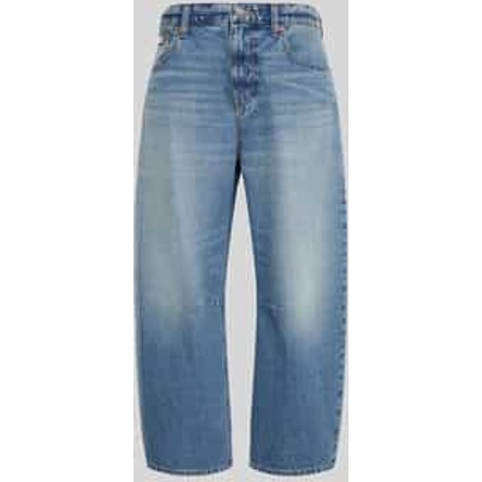 Barrel jeans van puur katoen