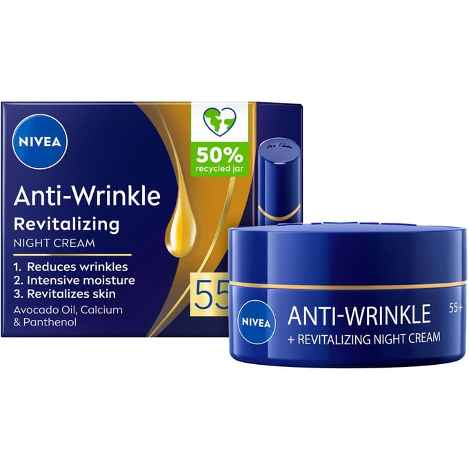 NIVEA Anti Wrinkle Revitalizing Night Care 55+ 50 ml