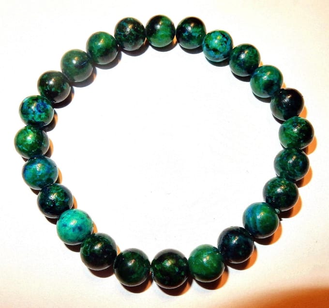 Eilat Chrysocolla Elastische Armband