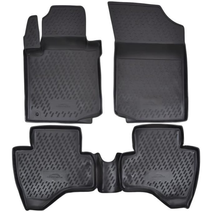 J&J AUTOMOTIVE | Tapis De Sol En Caoutchouc 3D Exclusive Pour Citroën C1 2005-2014 noir