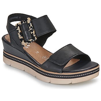 Remonte -Dames - zwart - sandalen - maat 36