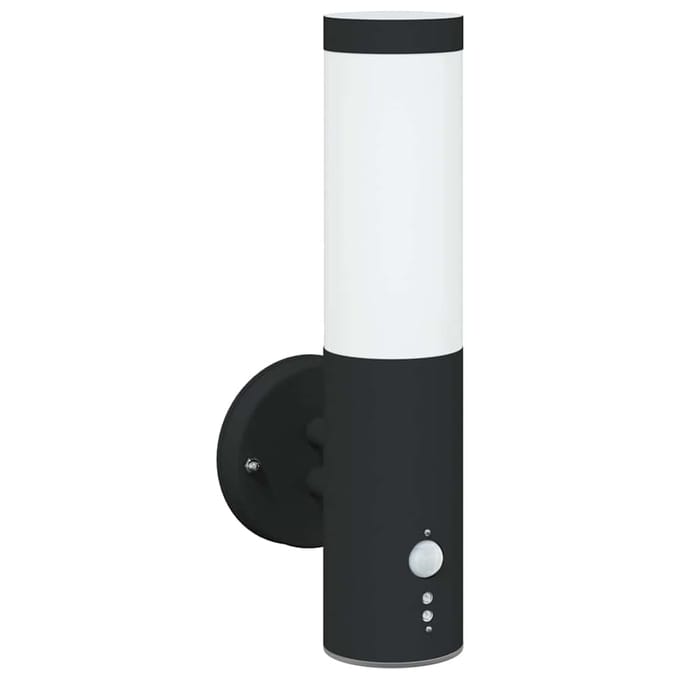 vidaXL Buiten Wandlamp Zwart 15 x 7,5 x 33 cm