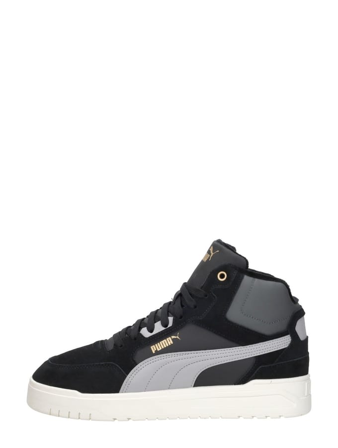 Puma Shuffle Downtown Sneakers Hoog - Zwart