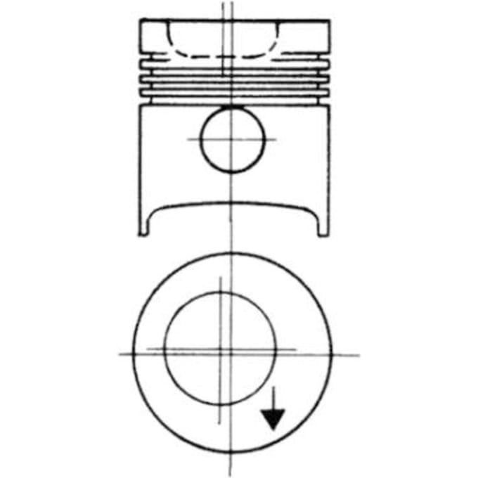 Zuiger KOLBENSCHMIDT 93858600