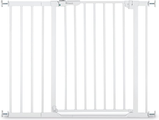Hauck Clear Step Autoclose 2 security gate 75 - 80 cm white + 21 cm extension piece