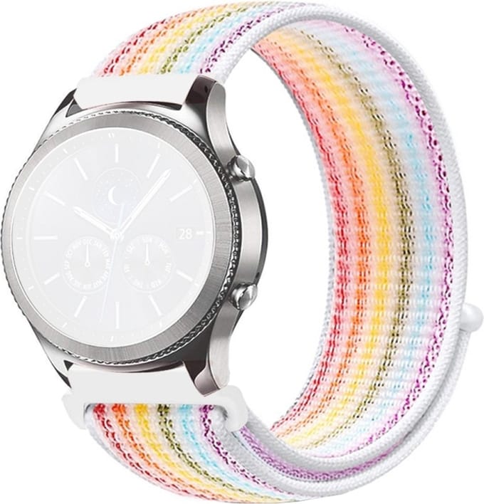 Nylon bandje - geschikt voor Garmin Vivoactive 4 / Venu 2 / Venu 3 / Forerunner 255 / 265 - multicolor