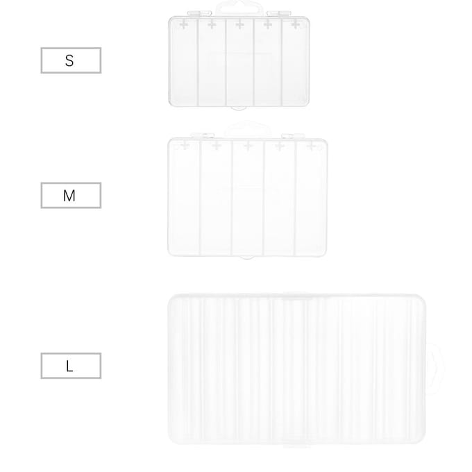 5-compartimentenvisaashaakdoosAasopslagkofferVisgereedschapTackle OrganizerSorteren S gray