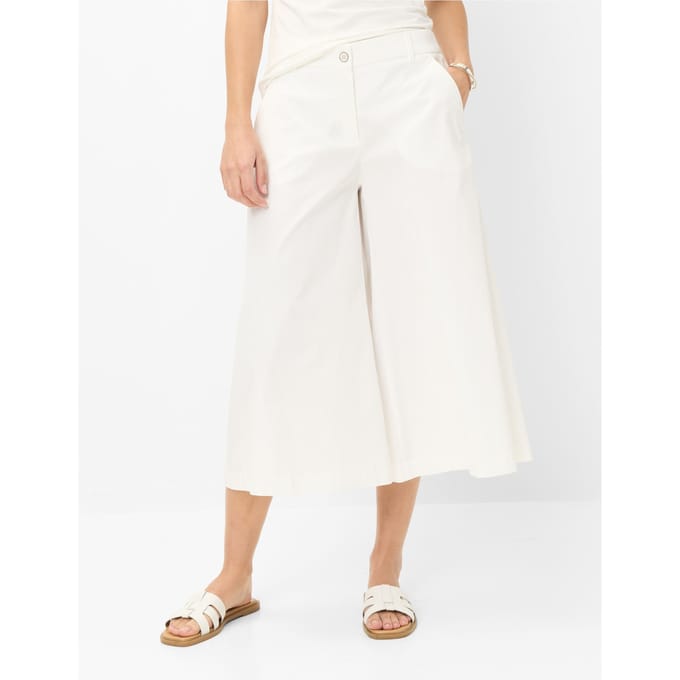 Brax Dames Broek  Style MELLI S OFFWHITE, crèmewit, maat 46L