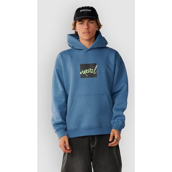 Rip Curl Rip Script Icon Hoodie Blauw S Man