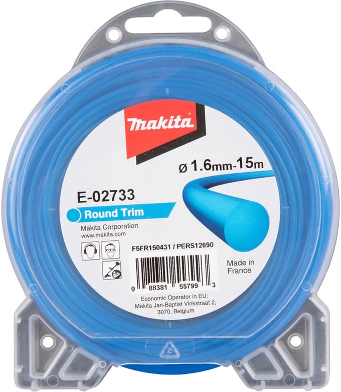 Makita Maaifdraad rond 1,6 mm x 15 m voor grastrimmers - E-02733