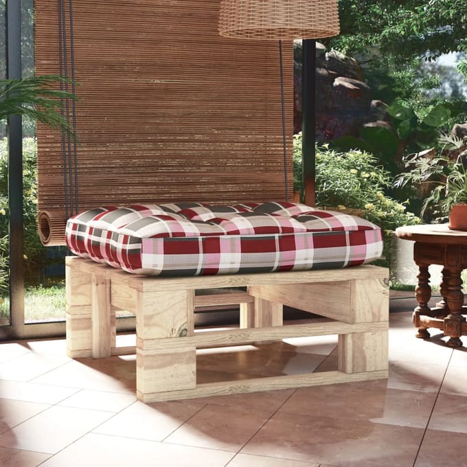 vidaXL - Tuinhocker - pallet - geïmpregneerd - grenenhout