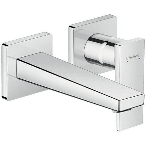 Hansgrohe Metropol single lever concealed washbasin mixer with lever handle and spout 16.5 cm for wall mounting 32525000