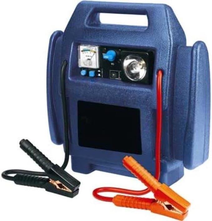 Startkabels met Compressor - Booster Kabel - Auto Starten - Geïntegreerde Compressor - 12 Volt - Rood