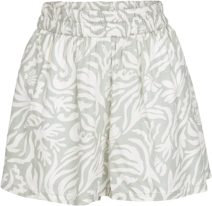 Brunotti - Ize-Print - Korte Broek Aqua Grey - 100% Viscose - Korte Broek Dames - Loose Fit - M