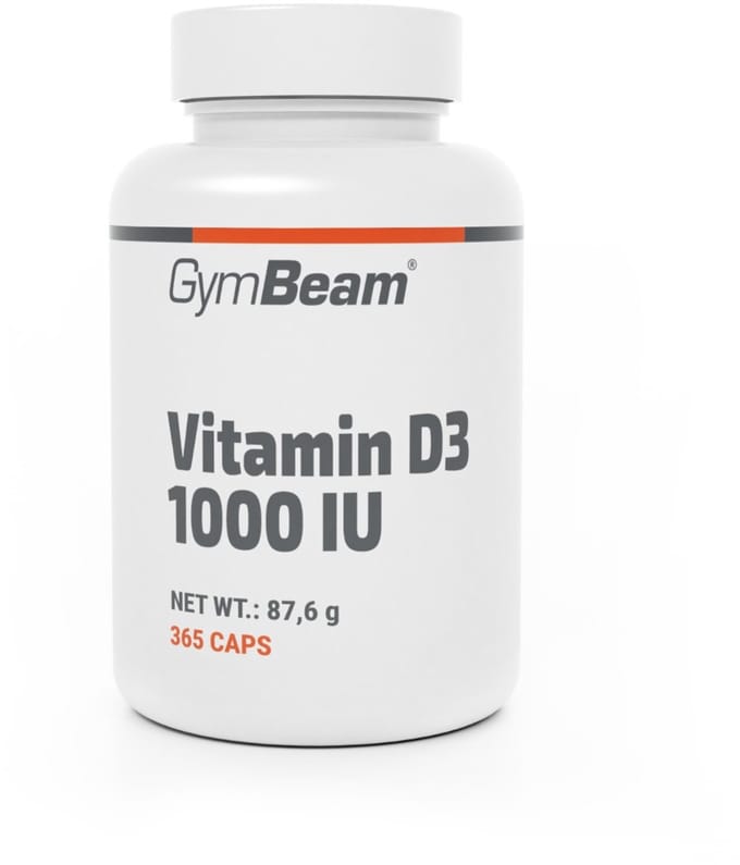GymBeam Vitamine D3 1000 IE 365 caps