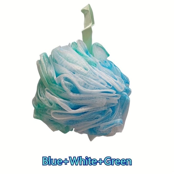 Grote Vierkleurige Badbal 75g Douche Luffa Thuisgebruik Badbal