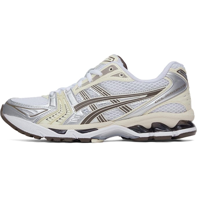 ASICS Gel Kayano 14 Chaussures de Course Décontractées Unisexe Blanc 1203A537-111 44.5 gray