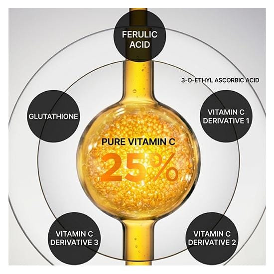 IOPE Vitamine C Expert 25% Antioxidant Toning Ampul 23ml (3 opties) 1PCS gray