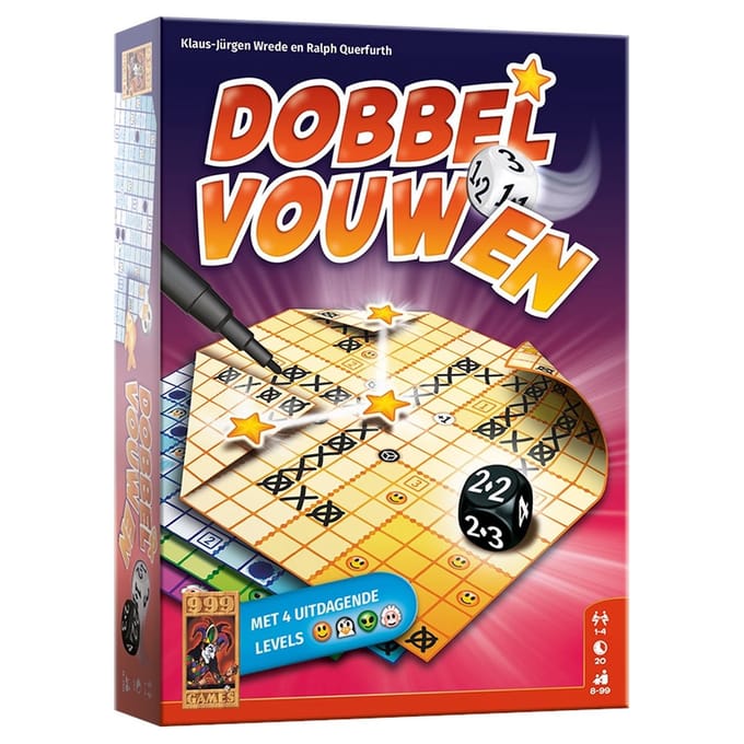 999 Games Dobbel Vouwen Bord- & kaartspellen Bordspellen