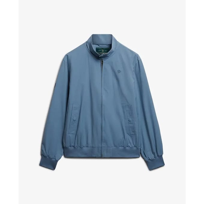 Superdry Jas Classic Harrington Jacket M5012343a P74 China Blue Mannen Maat - L