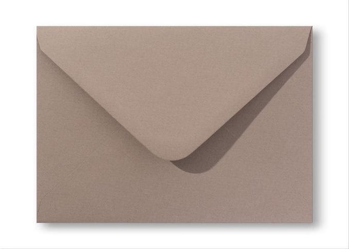 Envelop Vintage  15,6 x 22 cm Zandbruin 100 stuks