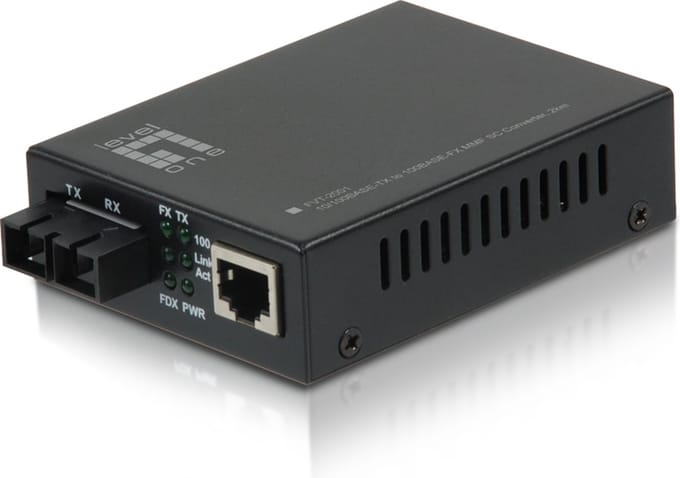 LevelOne FVT-2001 - fibre media converter - 100Mb LAN
