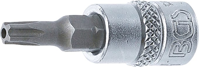 BGS Dopsleutelbit - 1/4 - TS-profiel (voor Torx-plus) met boring TS25