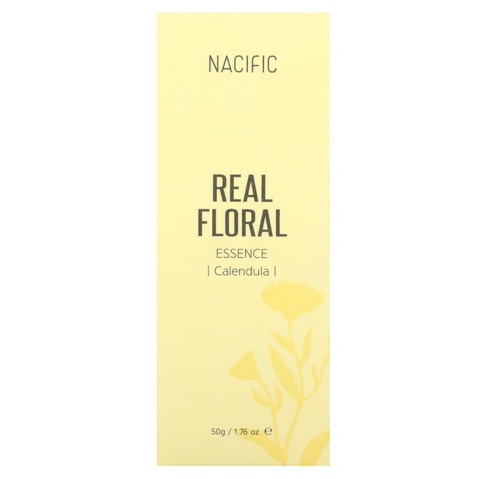 Nacific, Real Floral Essence, Calendula, 1.76 oz (50 g) white