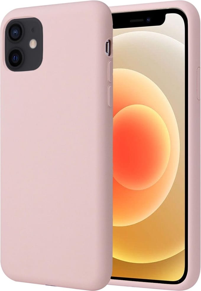 Geschikt voor iPhone 13 hoesje - Matte Backcover Roze
