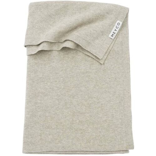 Meyco wiegdeken sand melange Sandbrown unisex