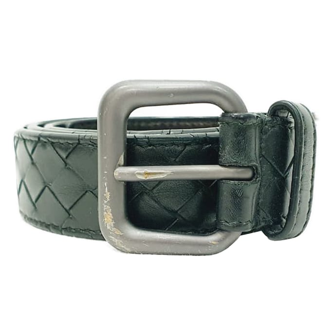 Bottega Veneta Intrecciato Riem in Olijf Leer