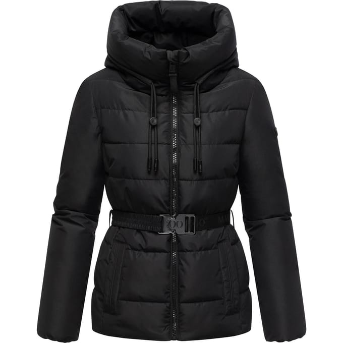 Marikoo dames winterjas Himee met tailleceintuur & magneetzakken