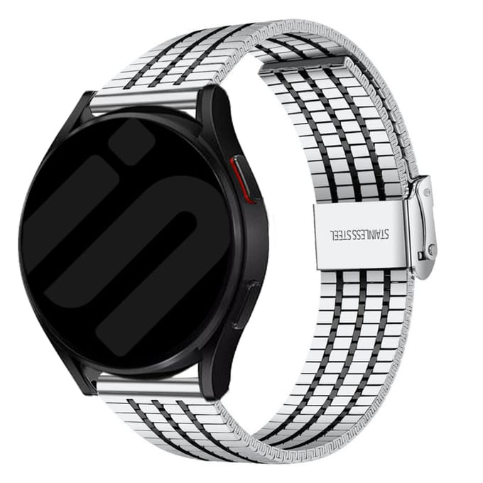 Huawei Watch GT 5 - 46mm roestvrij stalen band (zilver/zwart)