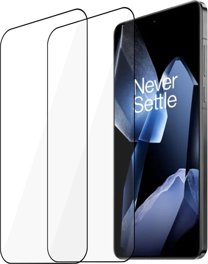 2x Geschikt voor OnePlus 13 - Screenprotector - Beschermglas - GuardCover