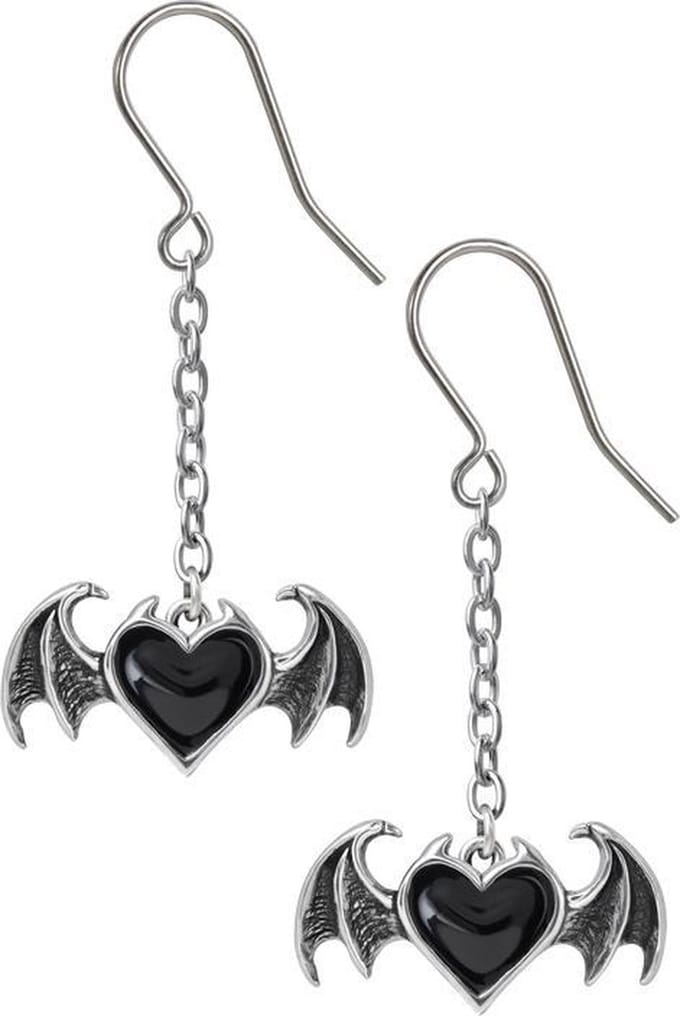 Alchemy - Blacksoul Oorbellen - Zilverkleurig