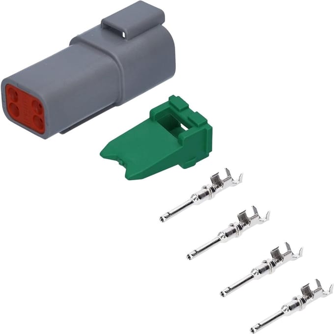 KALI-1204-P Duitse DT-connector pinnenset 4-polig