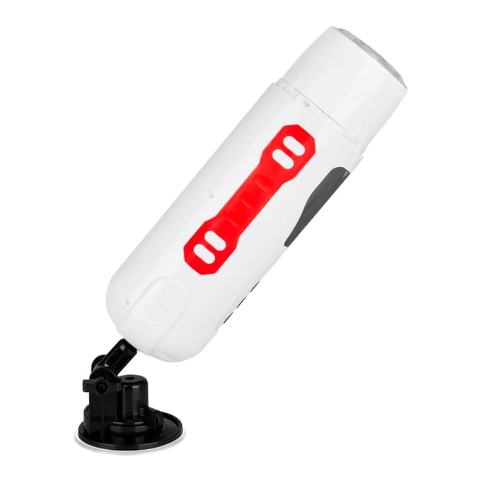 Masturbator met stootfunctie, 28 cm